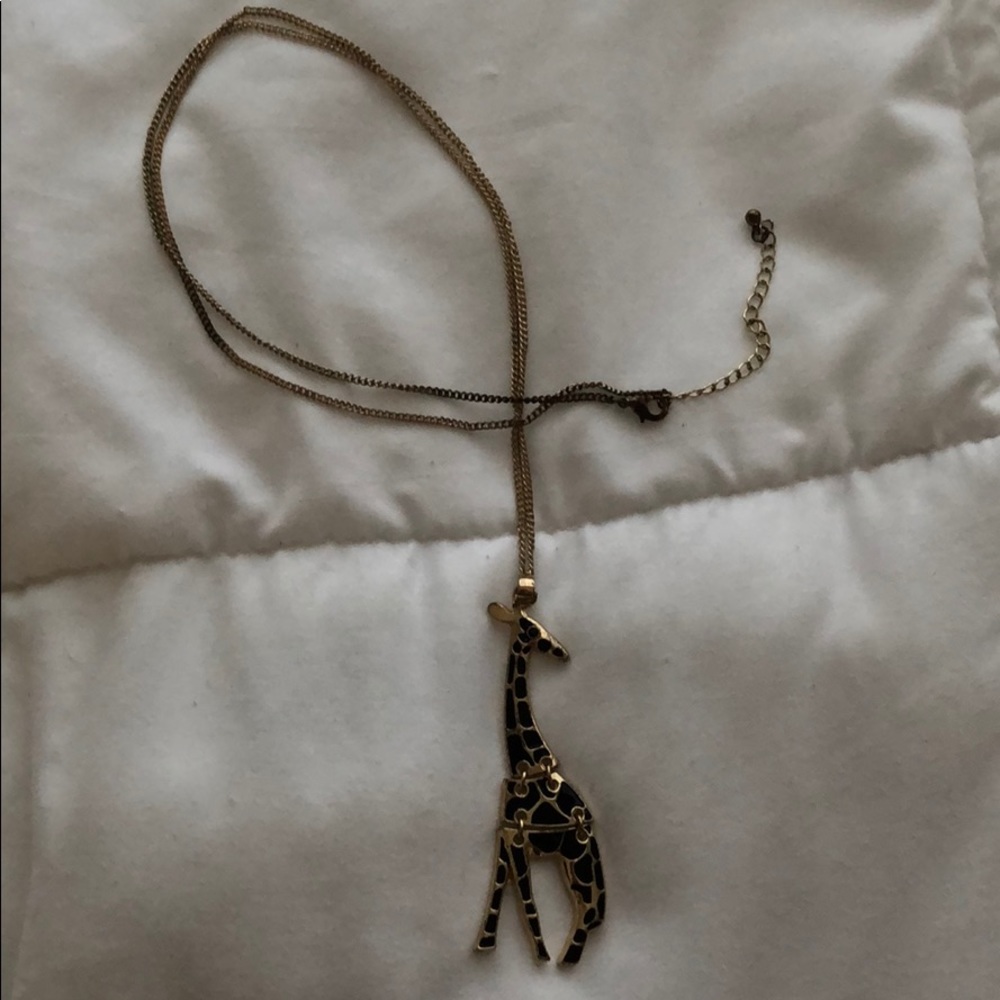 Long giraffe necklace